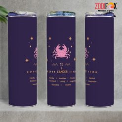 dramatic Cancer Loving Tumbler zodiac-themed gifts – CANCER-T0007