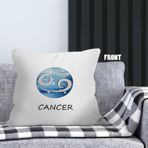 wonderful Cancer Symbol Throw Pillow gifts based on zodiac signs – CANCER-PL0070