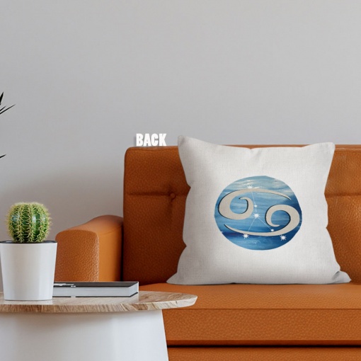 great Cancer Symbol Throw Pillow zodiac sign gifts for astrology lovers – CANCER-PL0070