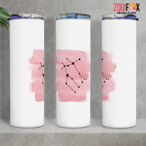 hot Gemini Pink Tumbler zodiac-themed gifts – GEMINI-T0070