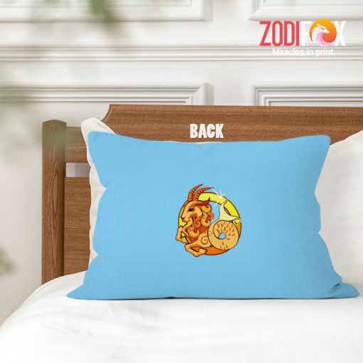 beautiful Capricorn Modern Throw Pillow zodiac sign presents for astrology lovers – CAPRICORN-PL0008