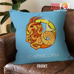 cool Capricorn Modern Throw Pillow zodiac presents for astrology lovers – CAPRICORN-PL0008