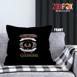 exciting Gemini Perfect Throw Pillow birthday zodiac presents for horoscope and astrology lovers – GEMINI-PL0008