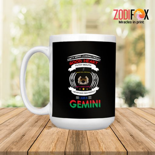 awesome Gemini Heart Mug zodiac gifts for horoscope and astrology lovers – GEMINI-M0008