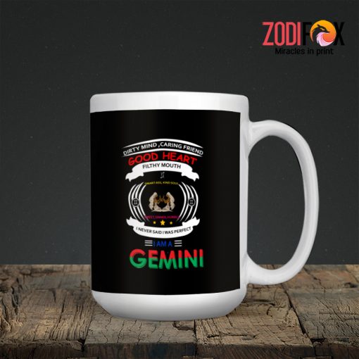 great Gemini Heart Mug astrology gifts – GEMINI-M0008