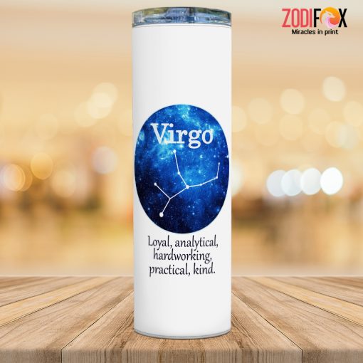 special Virgo Practical Tumbler birthday zodiac sign presents for horoscope and astrology lovers – VIRGO-T0008