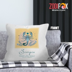 amazing Scorpio Intuitive Throw Pillow zodiac lover gifts – SCORPIO-PL0009