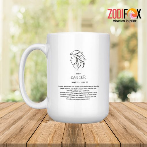 awesome Cancer Woman Mug zodiac gifts for horoscope and astrology lovers – CANCER-M0009