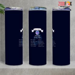 interested Pisces Sign Tumbler birthday zodiac sign presents for horoscope and astrology lovers – PISCES-T0009