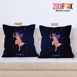 personality Taurus Night Throw Pillow zodiac sign presents for horoscope and astrology lovers – TAURUS-PL0022