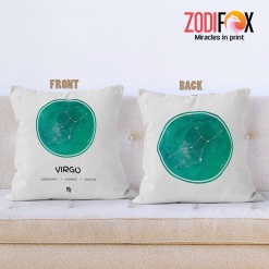 lovely Virgo Observant Throw Pillow zodiac-themed gifts – VIRGO-PL0033