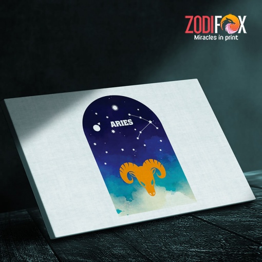 lovely Aries Star Sky Canvas zodiac birthday gifts – ARIES0026