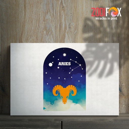 lovely Aries Star Sky Canvas birthday zodiac presents for horoscope and astrology lovers – ARIES0026