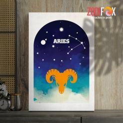 lovely Aries Star Sky Canvas birthday zodiac presents for astrology lovers – ARIES0026