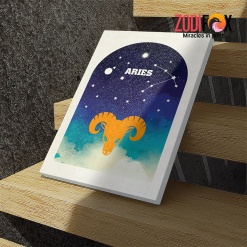 lovely Aries Star Sky Canvas signs of the zodiac gifts – ARIES0026