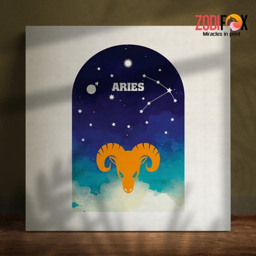 lovely Aries Star Sky Canvas birthday zodiac gifts for astrology lovers – ARIES0026