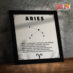 great Aries Confident Canvas zodiac birthday gifts– ARIES0029