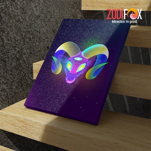 great Aries Colour Art Canvas zodiac presents for astrology lovers– ARIES0031