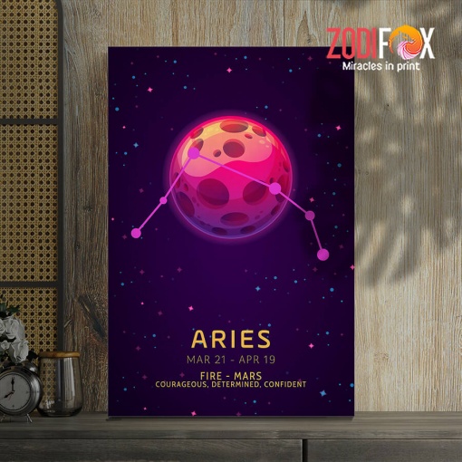 great Aries Confident Canvas zodiac sign presents – ARIES0050