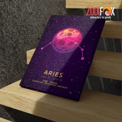 great Aries Confident Canvas zodiac sign presents for horoscope and astrology lovers– ARIES0050