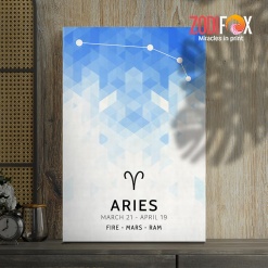 unique Aries Mars Canvas zodiac presents for astrology lovers– ARIES0051