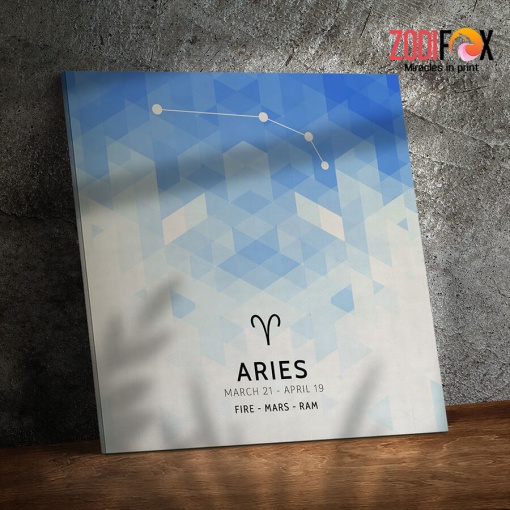 unique Aries Mars Canvas zodiac gifts for astrology lovers– ARIES0051