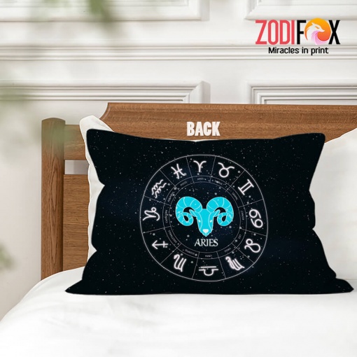 dramatic Aries Night Throw Pillow birthday zodiac gifts for horoscope and astrology lovers – ARIES-PL0001
