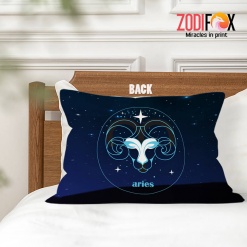 amazing Aries Blue Throw Pillow birthday zodiac gifts for horoscope and astrology lovers – ARIES-PL0020