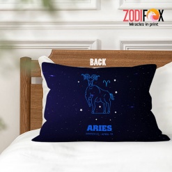 pretty Aries Ram Throw Pillow horoscope lover gifts – ARIES-PL0022