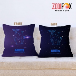 beautiful Aries Ram Throw Pillow zodiac lover gifts – ARIES-PL0022