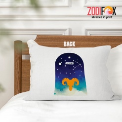 personality cheap Aries Night Throw Pillow birthday zodiac sign gifts for horoscope and astrology lovers astrology presents – ARIES-PL0026