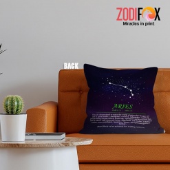 great Aries Leader Throw Pillow astrology gifts – ARIES-PL0027