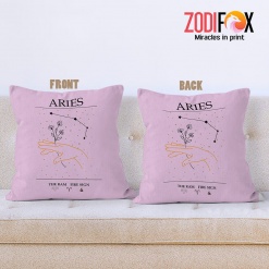 exciting Aries Hand Throw Pillow gifts based on zodiac signs – ARIES-PL0028