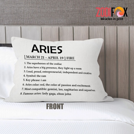 various Aries Proud Throw Pillow zodiac presents for astrology lovers – ARIES-PL0030