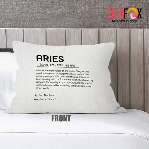 cool hot Aries Creative Throw Pillow zodiac lover gifts astrology horoscope zodiac gifts – ARIES-PL0037