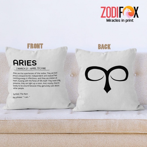 hot Aries Creative Throw Pillow zodiac lover gifts – ARIES-PL0037