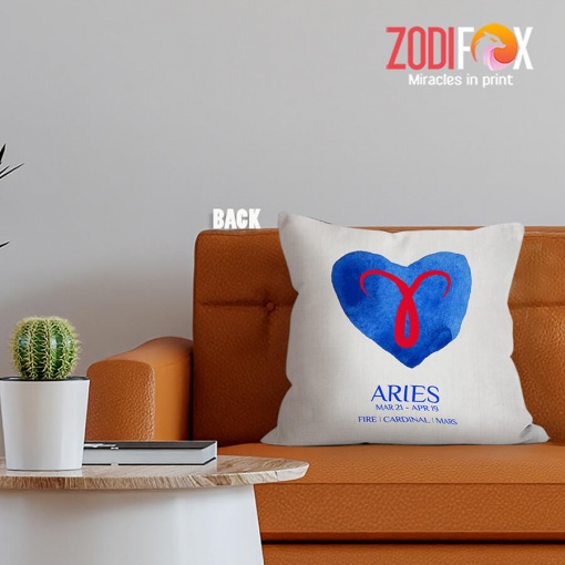hot Aries Cardinal Throw Pillow zodiac sign presents – ARIES-PL0040