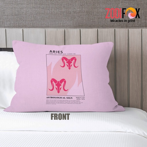cool Aries Energetic Throw Pillow horoscope lover gifts – ARIES-PL0041
