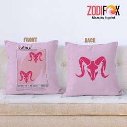 interested Aries Energetic Throw Pillow zodiac lover gifts – ARIES-PL0041