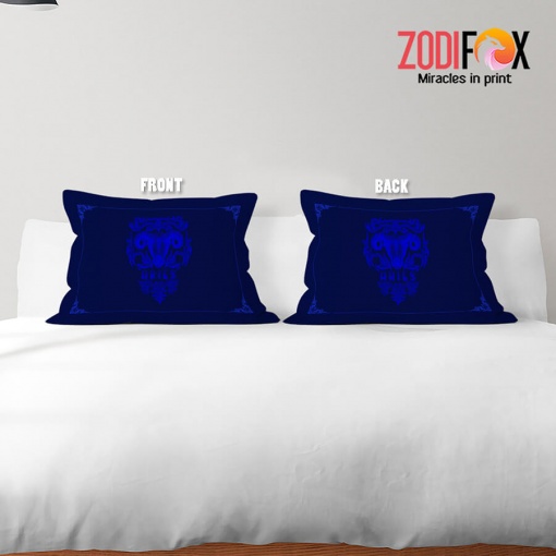 amazing Aries Ram Throw Pillow zodiac sign presents for horoscope and astrology lovers – ARIES-PL0044