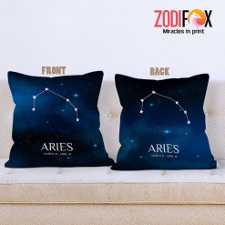 awesome Aries Constellation Throw Pillow gifts based on zodiac signs – ARIES-PL0045