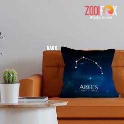 great cool Aries Constellation Throw Pillow zodiac gifts and collectibles zodiac sign gifts for astrology lovers – ARIES-PL0045