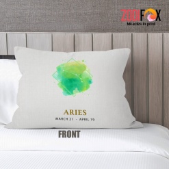latest Aries Watercolor Throw Pillow zodiac inspired gifts – ARIES-PL0005
