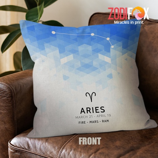 special Aries Sky Throw Pillow zodiac gifts and collectibles – ARIES-PL0051