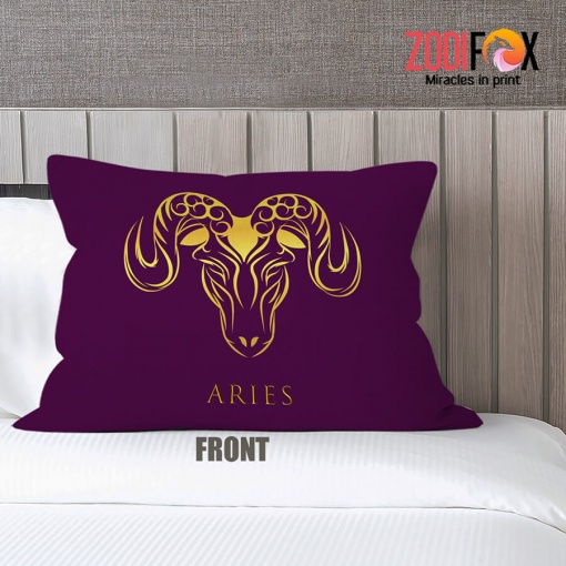 favorite Aries Ram Throw Pillow birthday zodiac sign gifts for horoscope and astrology lovers – ARIES-PL0006