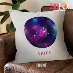 hot Aries Galaxy Throw Pillow zodiac gifts for astrology lovers zodiac gifts for astrology lovers – ARIES-PL0007