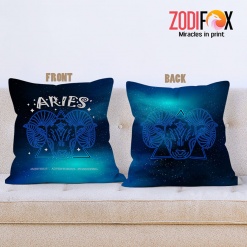 cheap Aries Ambitious Throw Pillow zodiac gifts for horoscope and astrology lovers – ARIES-PL0009