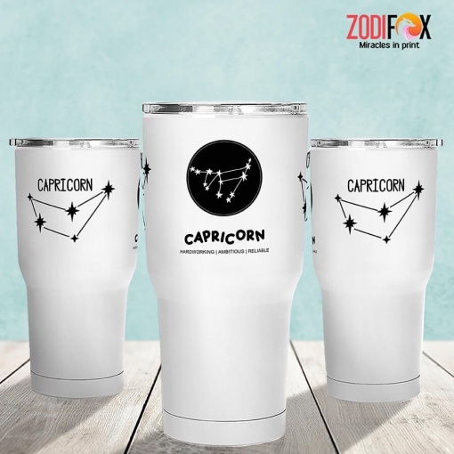 cool Capricorn Reliable Tumbler zodiac sign presents for horoscope lovers – CAPRICORN-T0036