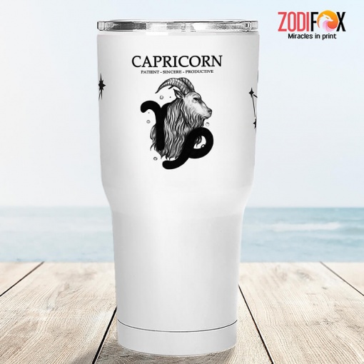 cool Capricorn Goat Tumbler zodiac sign presents for horoscope and astrology lovers – CAPRICORN-T0005