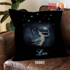 latest Leo Girl Throw Pillow zodiac sign presents for astrology lovers – LEO-PL0013